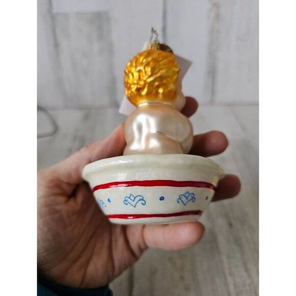 Radko bathing beauty baby cup RARE child ornament vintage 2003 Xmas tree - Picture 5 of 10